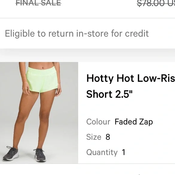 Hotty HOT Low Rise Lined Shorts 2.5” - Picture 3 of 12